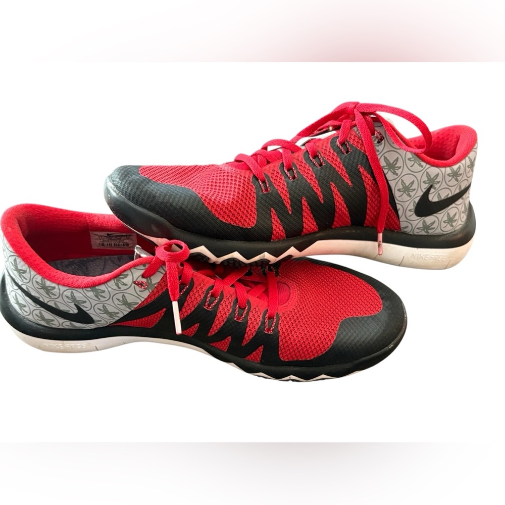 THE Ohio State Buckeyes Men’s Size 11 Sneakers Tennis Shoes Red Grey Black